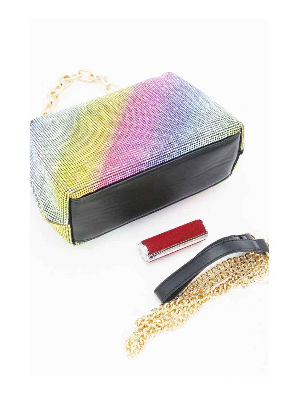 Pochette Soirée ou Mariage Avec Strass -22P-5387-Multi — vue 3