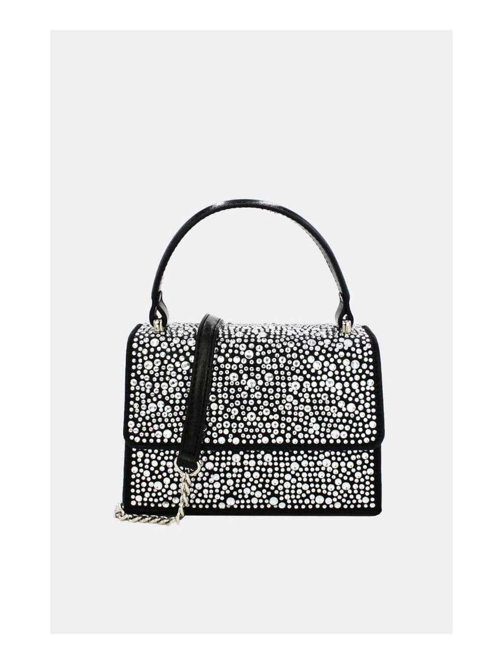 Sac Soirée Petit Cristaux  22P-5593-Noir