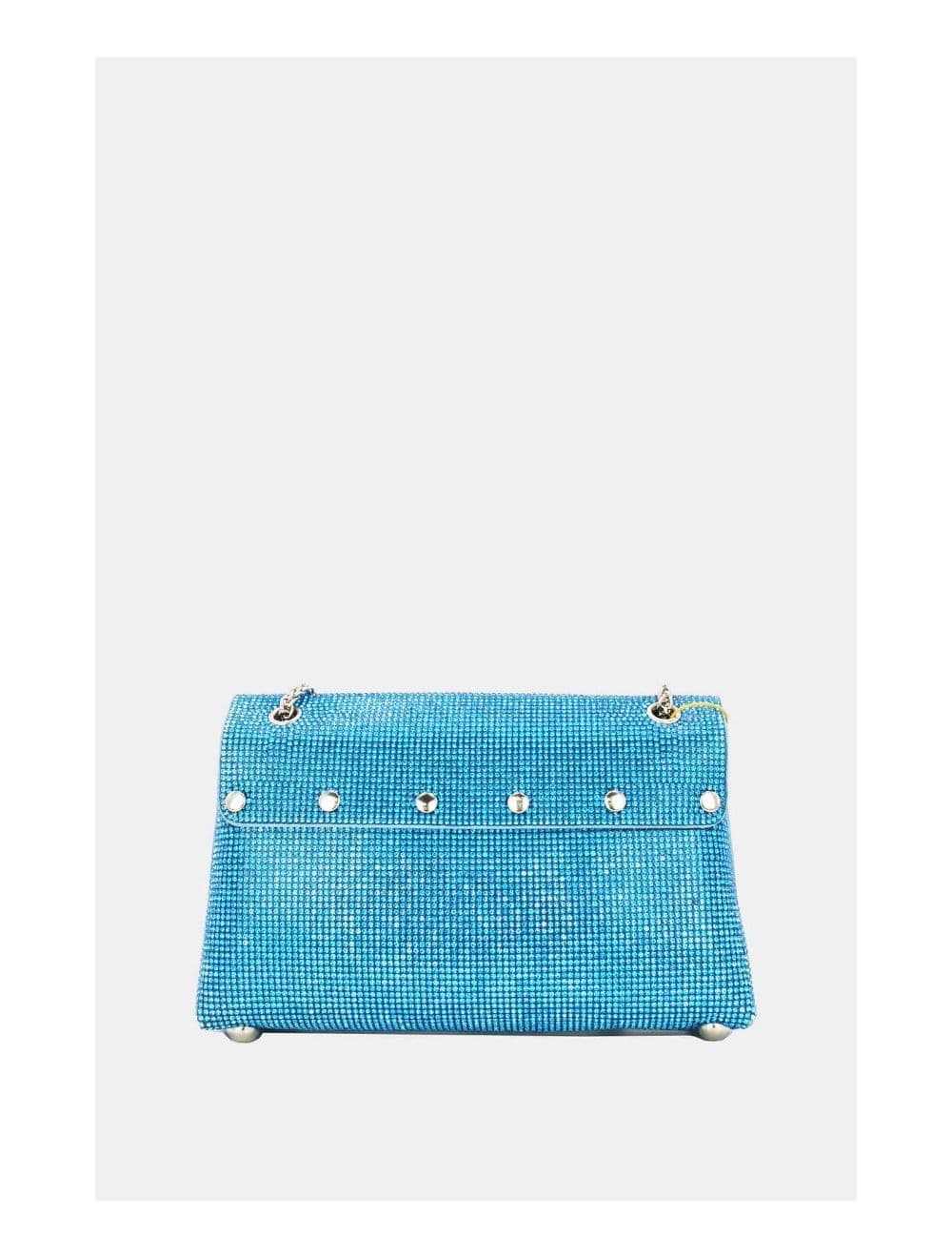 Pochette Soirée ou Mariage Avec Strass -21P-5115-Bleu — vue 3