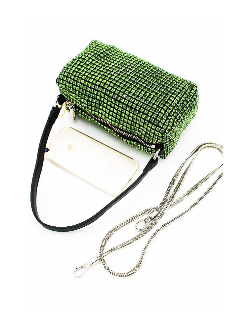 Sac Soirée à Strass -22P-5385-Green — vue 4