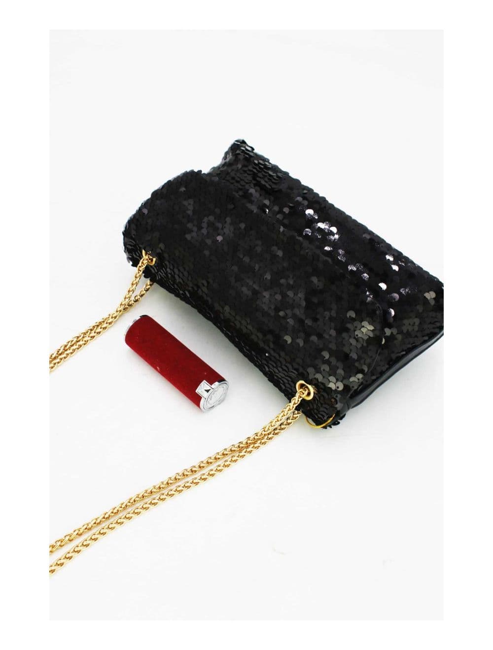 Pochette Mariage Pailletté 22P-5656-Black