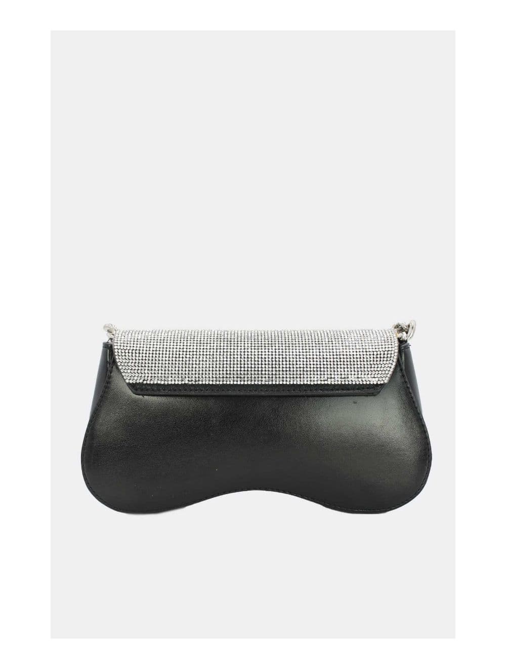 Sac Soirée ou Mariage Strass Avec Chaîne 22P-5653-Black — vue 3
