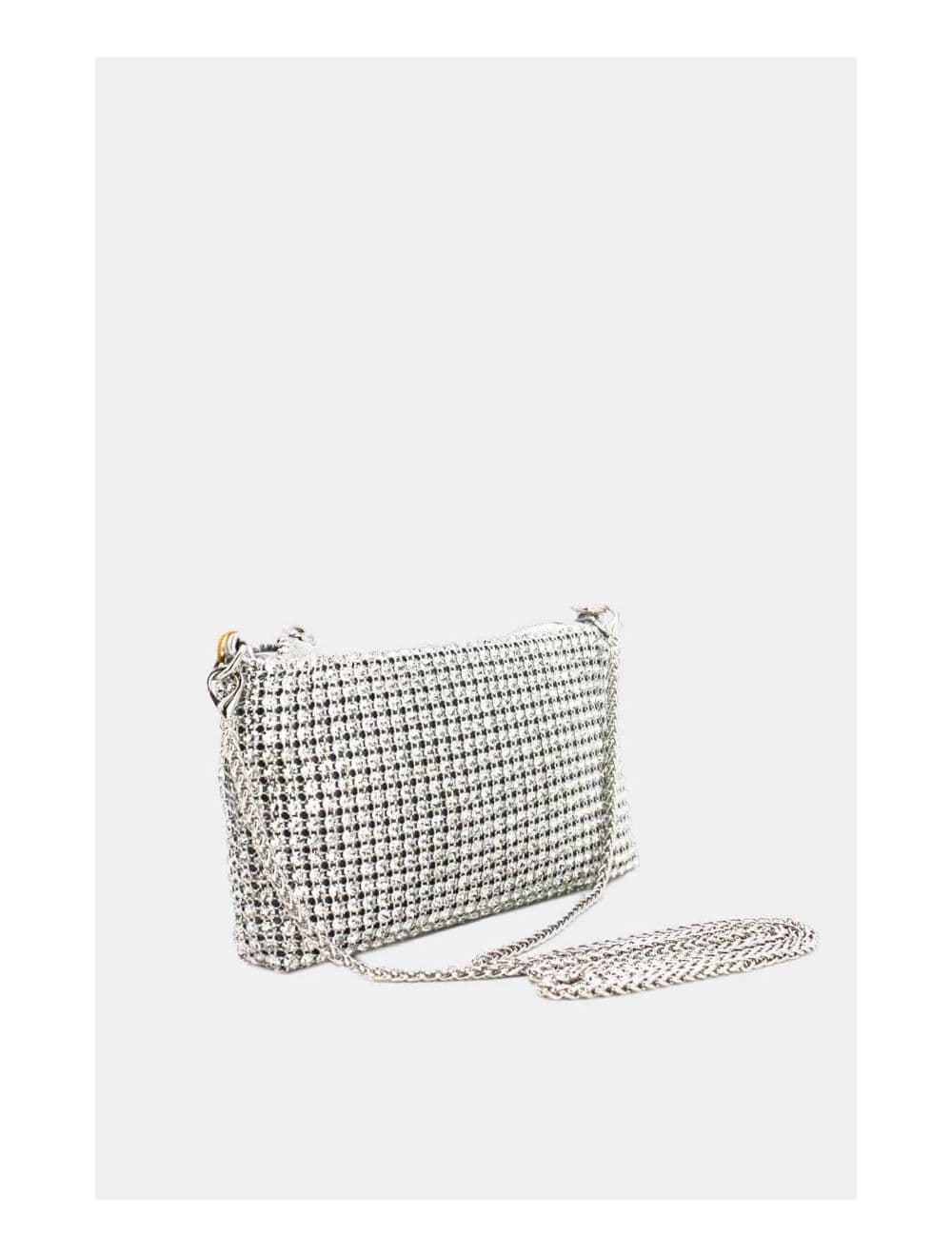 Pochette Soirée Avec Strasse -22P-5601-Silver — vue 3