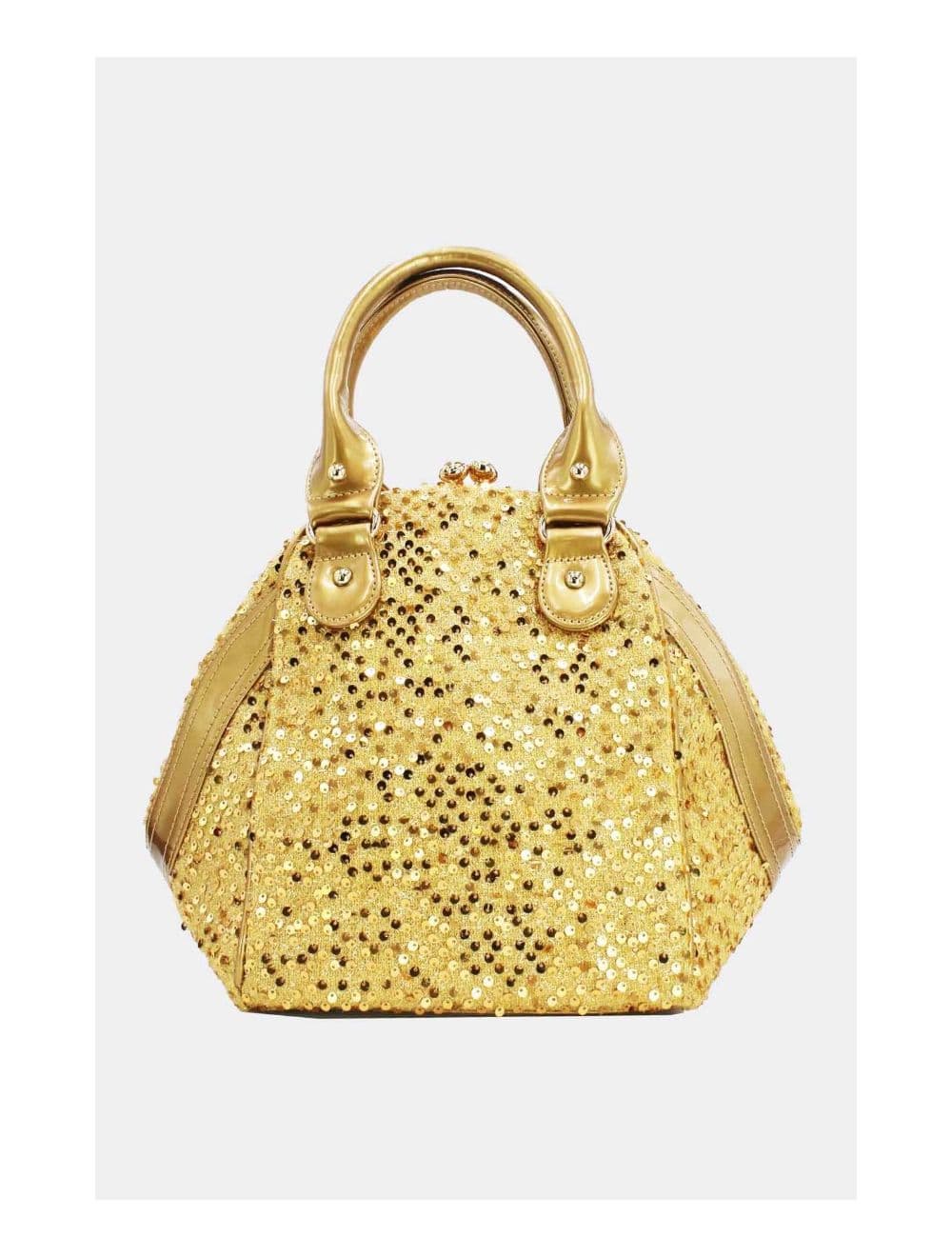 Sac à Main Orné de Sequins-15B-834-Gold — vue 4