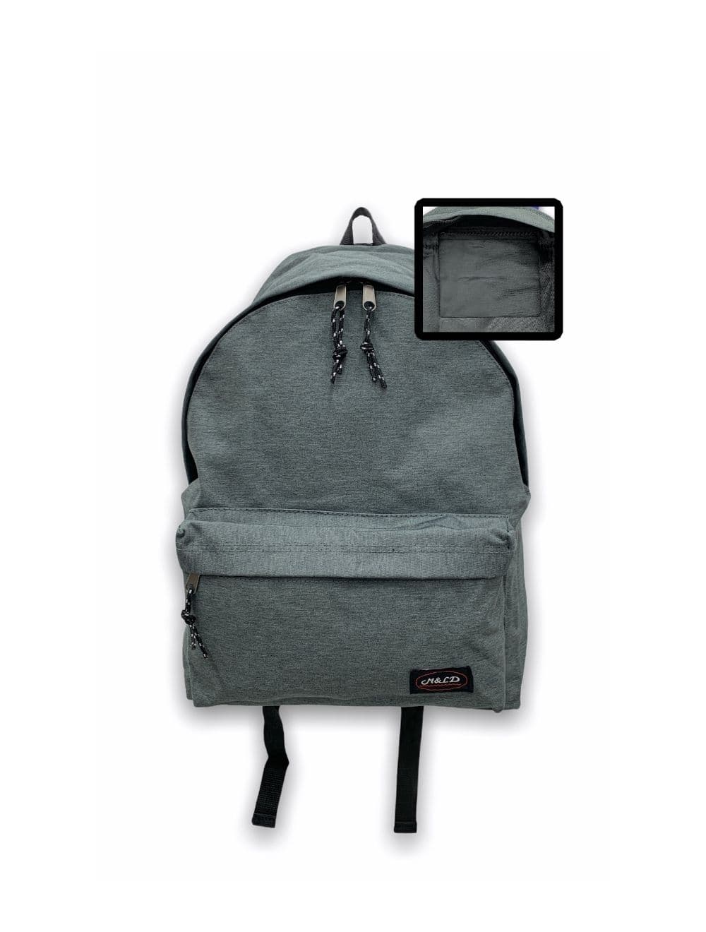 Sac à dos taille standard-8818-Gris — vue 4