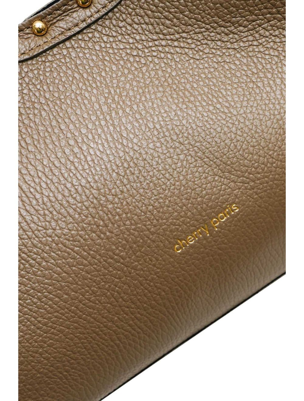 Sac à Main En Cuir Vachette Grainée Avec Pochette Amovible 4174 SABRINE-Taupe — vue 5