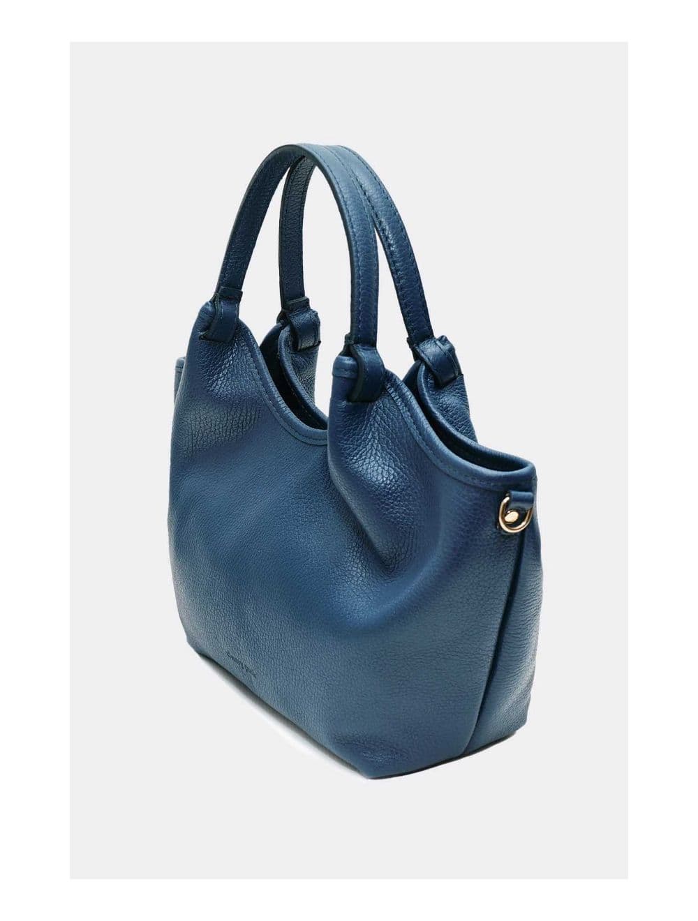 Sac à Main En Cuir de Vachette Grainée 4142 ALLEY-Petrole — vue 4