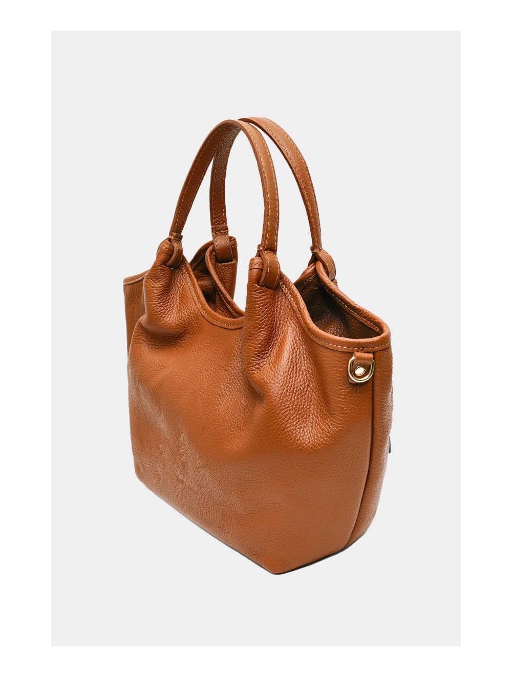 Sac à Main En Cuir de Vachette Grainée 4142 ALLEY-Cognac — vue 3