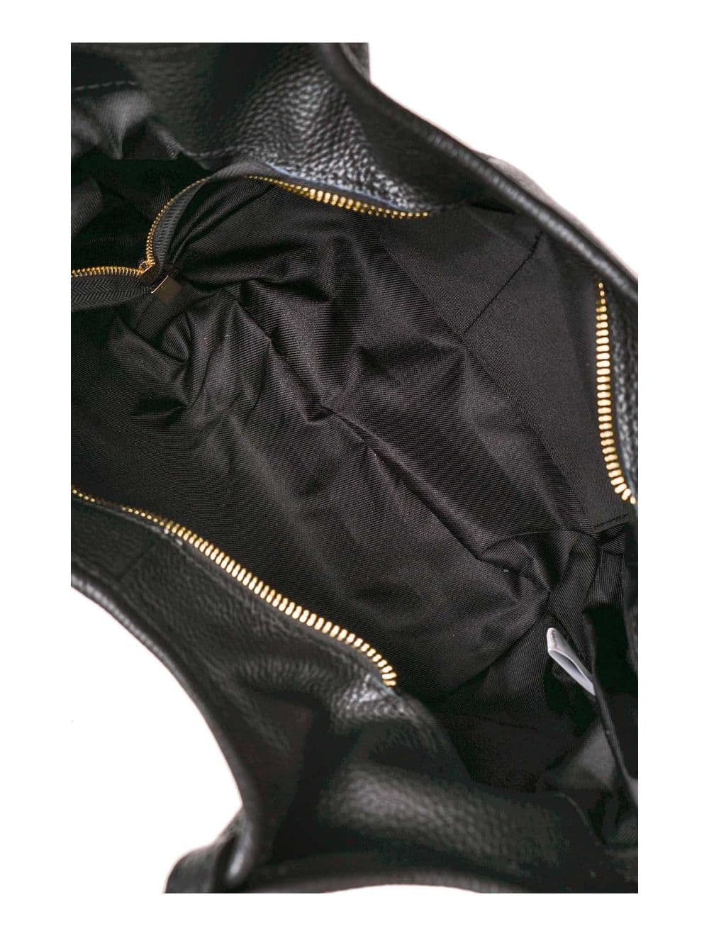 Sac à Main En Cuir de Vachette Grainée 4142 ALLEY-Noir