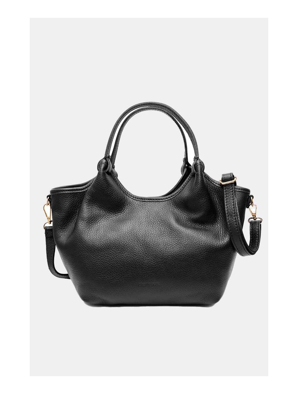 Sac à Main En Cuir de Vachette Grainée 4142 ALLEY-Noir — vue 3