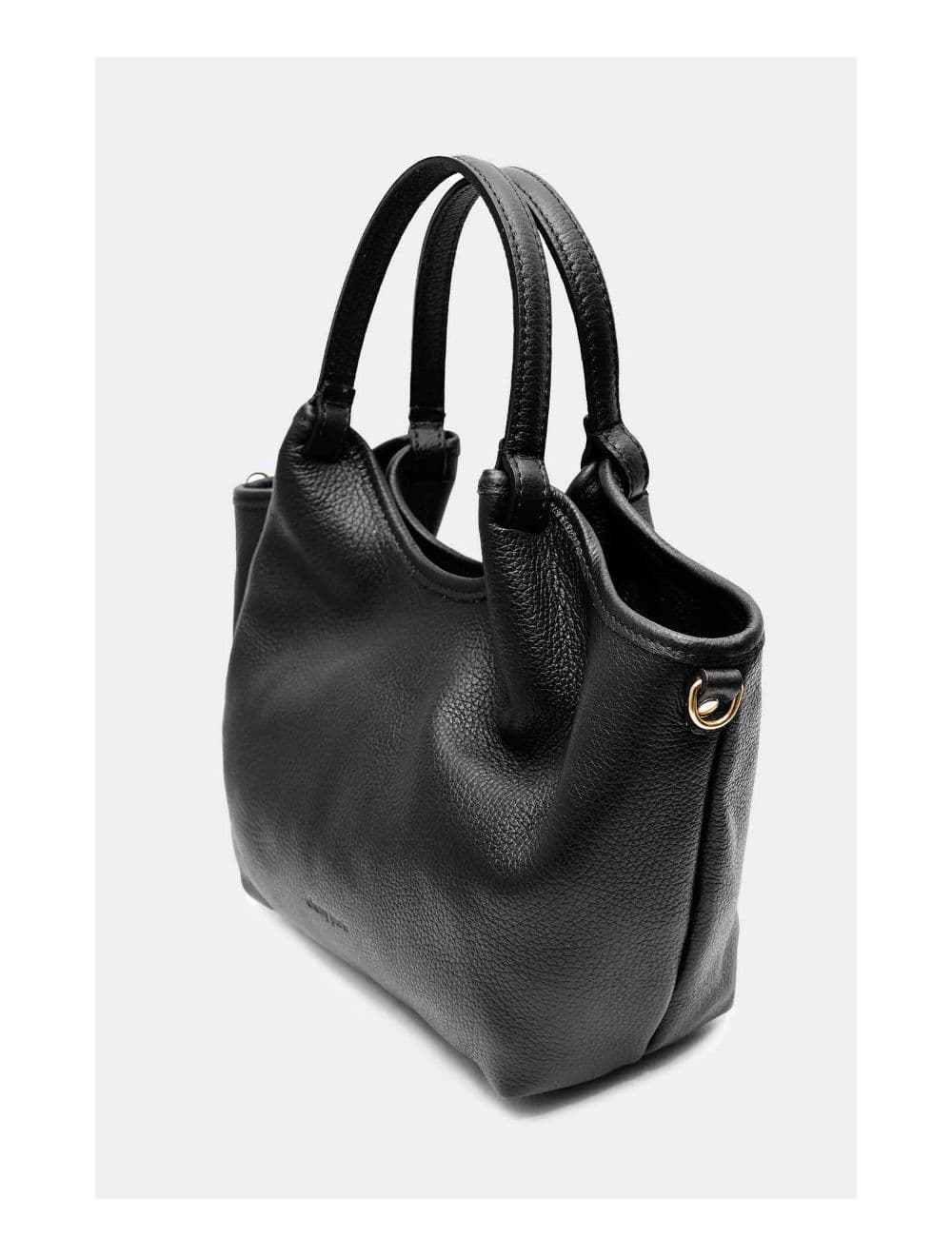 Sac à Main En Cuir de Vachette Grainée 4142 ALLEY-Noir — vue 4