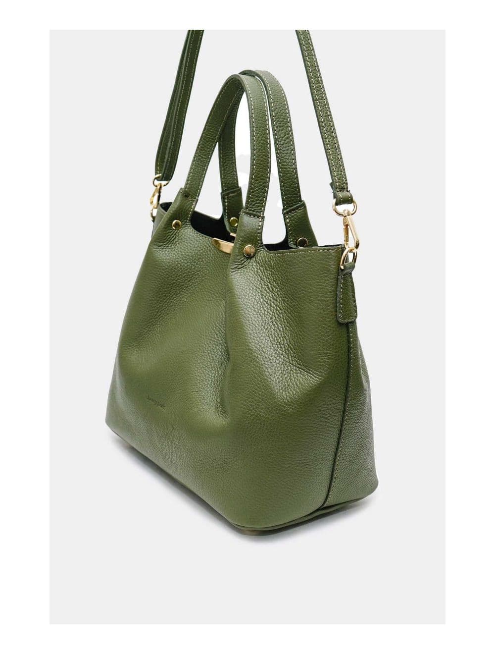 Sac à Main En Cuir de Vachette Grainé 4141 SHANON-KHAKI — vue 3