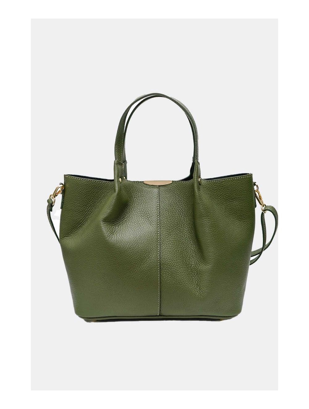 Sac à Main En Cuir de Vachette Grainé 4141 SHANON-KHAKI — vue 4