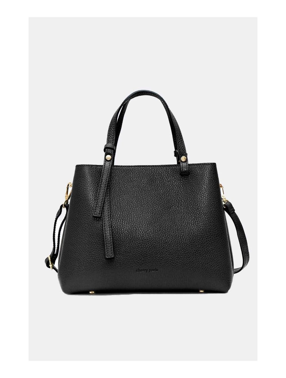 Sac à Main En Cuir Vachette Grainée 4138 PAULA-NOIR — vue 3