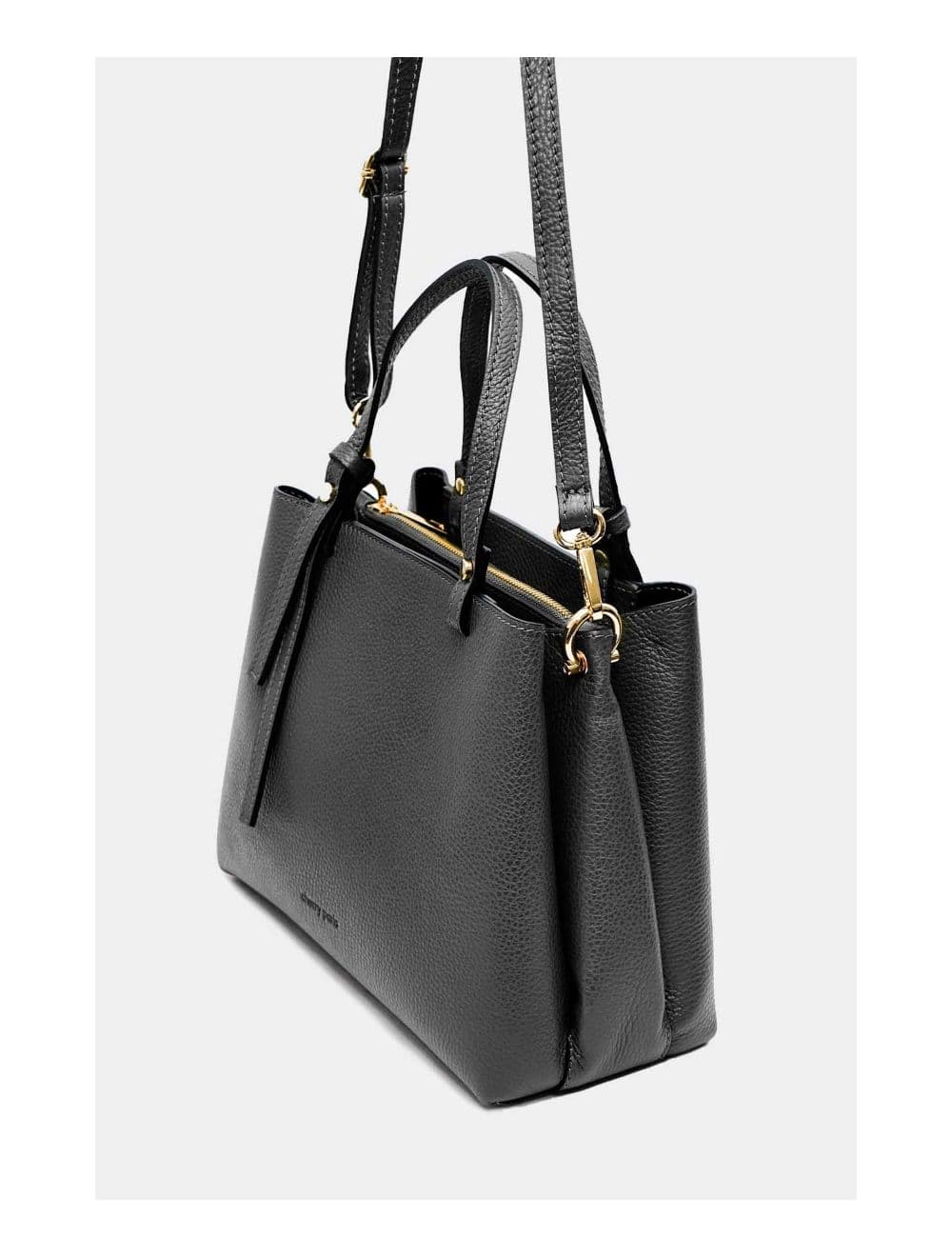 Sac à Main En Cuir Vachette Grainée 4138 PAULA-NOIR — vue 4