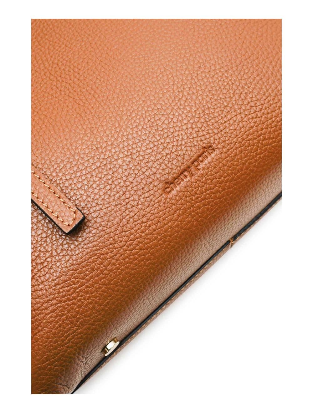 Sac à Main En Cuir Vachette Grainée 4138 PAULA-COGNAC