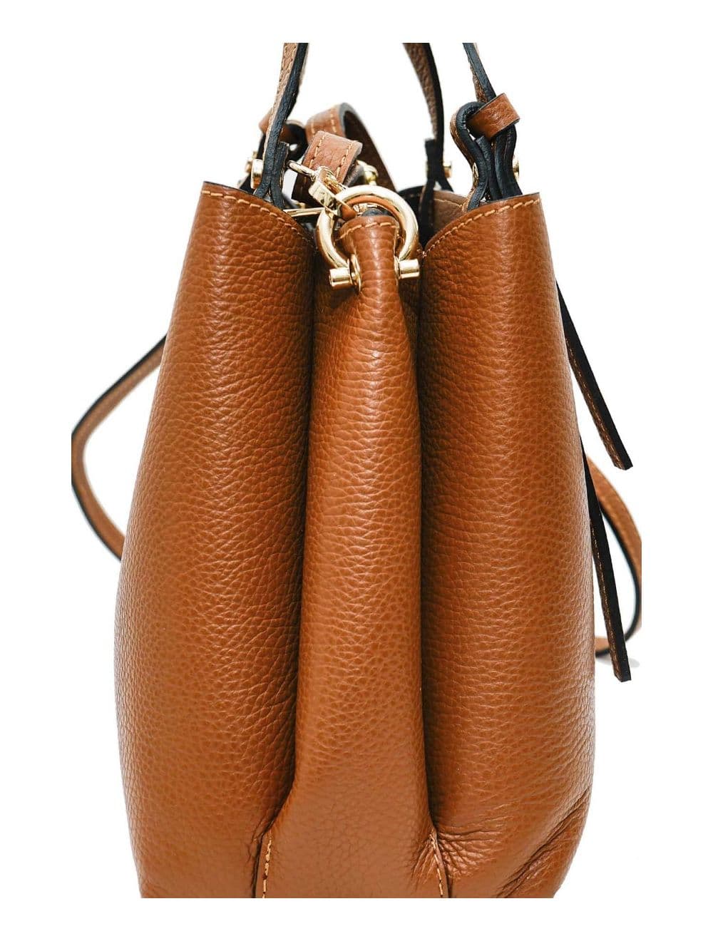 Sac à Main En Cuir Vachette Grainée 4138 PAULA-COGNAC — vue 4