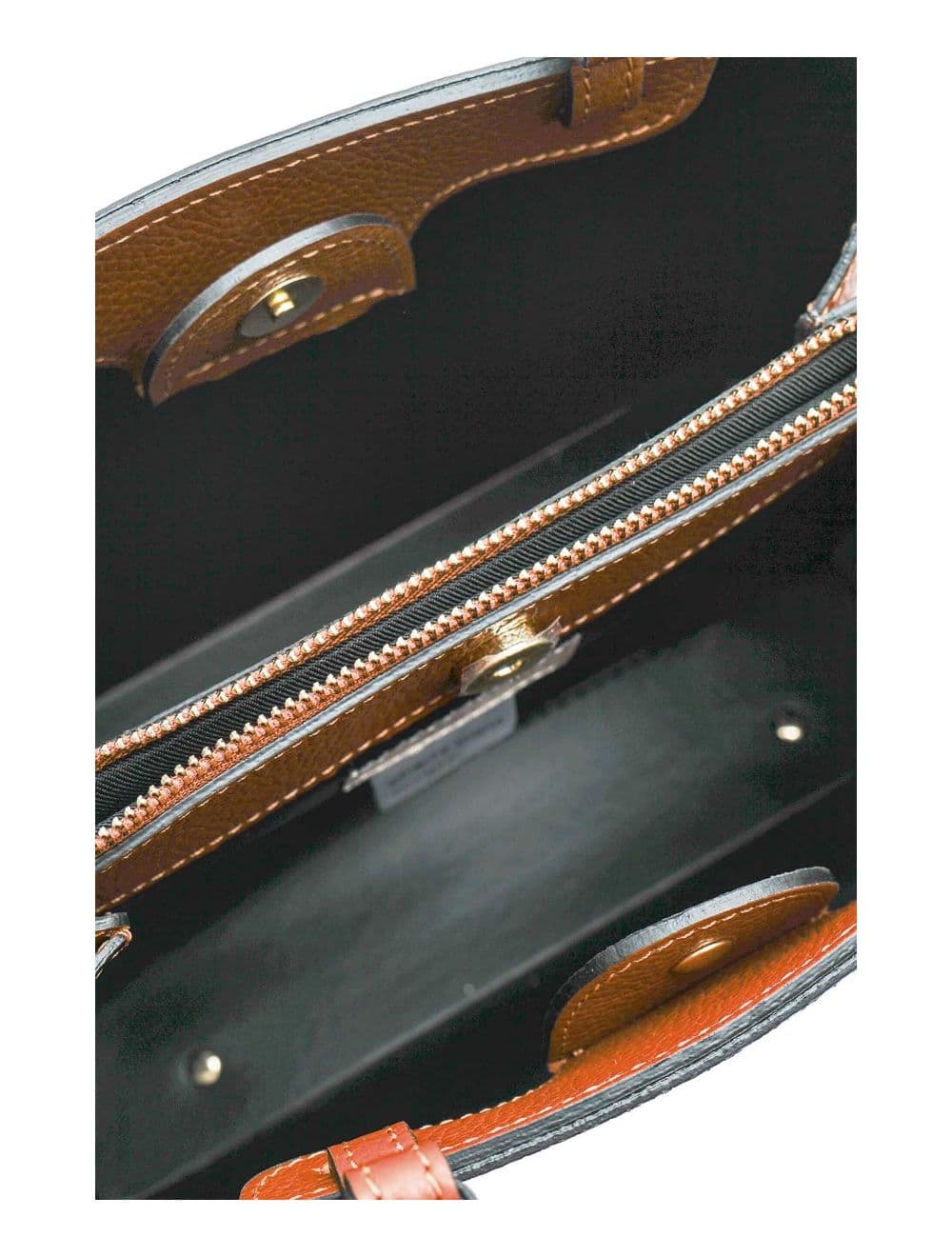Sac à Main En Cuir Vachette Grainée 4138 PAULA-COGNAC — vue 5