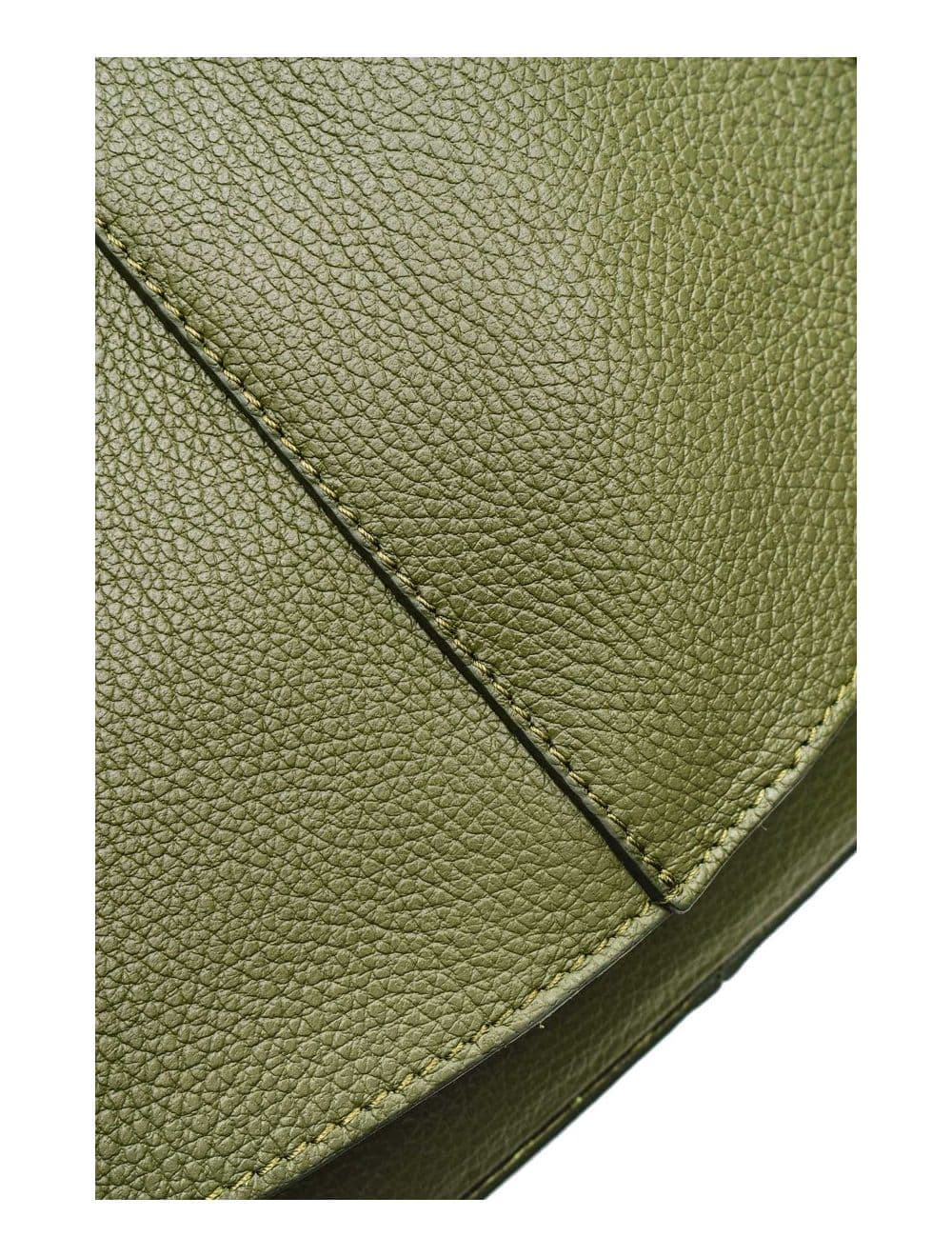 Sac Porté Épaule En Cuir Vachette Grainée 4137 LAYANA-KHAKI — vue 6