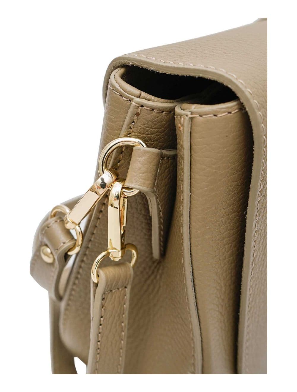Sac Porté Épaule En Cuir Vachette Grainée 4137 LAYANA-TAUPE — vue 4