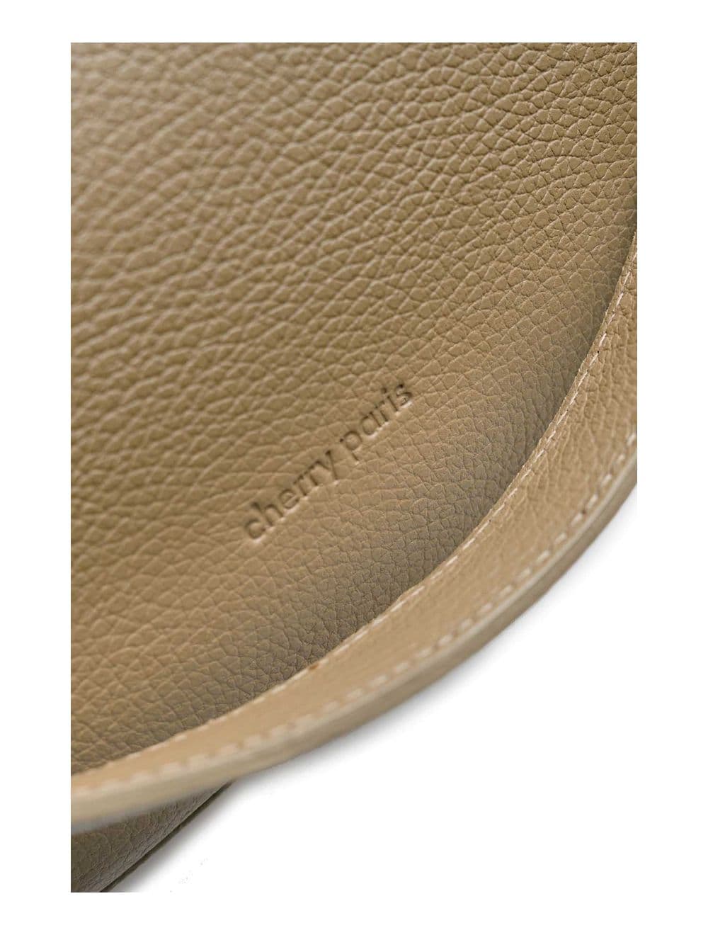 Sac Porté Épaule En Cuir Vachette Grainée 4137 LAYANA-TAUPE — vue 5
