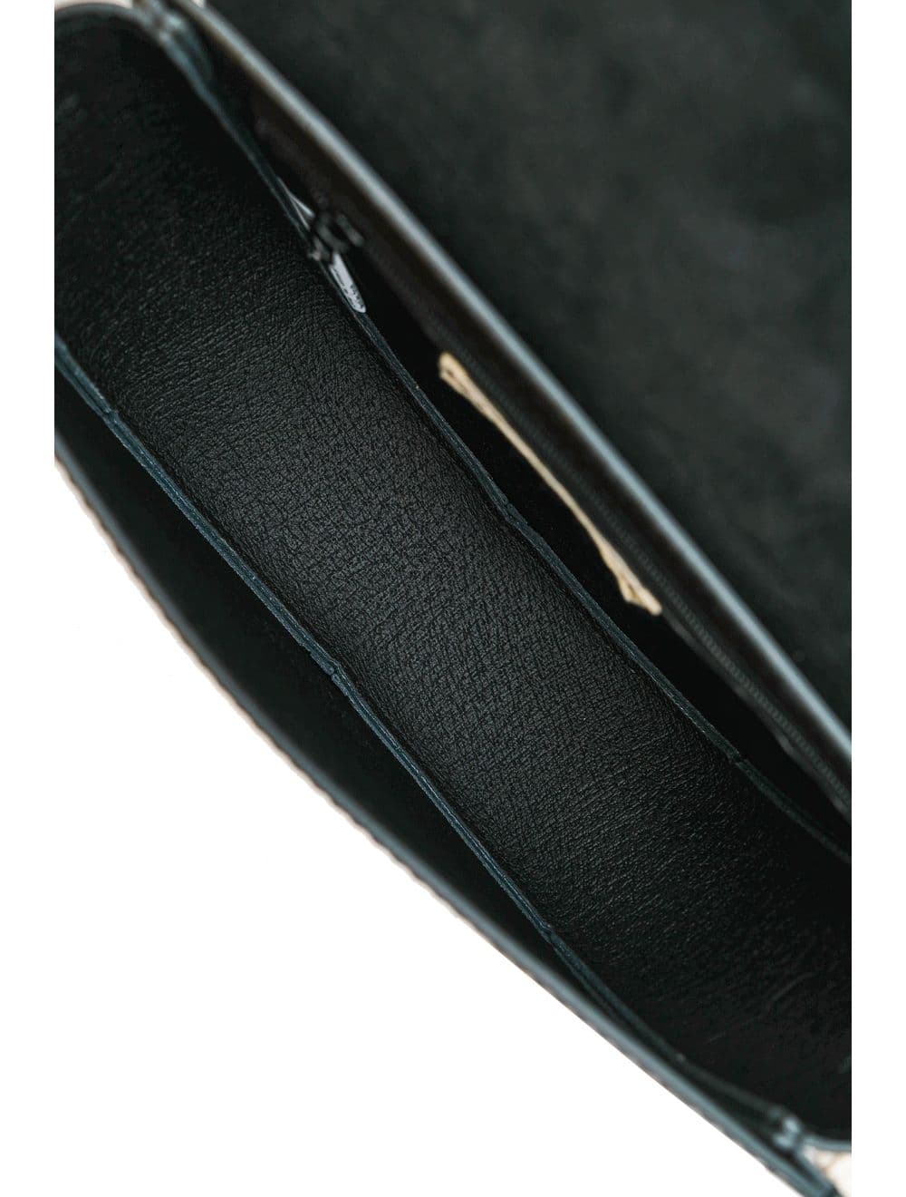 Sac Porté Croisé En Croûte De Cuir De Vachette Lisse 4109 ZINA-Black — vue 6