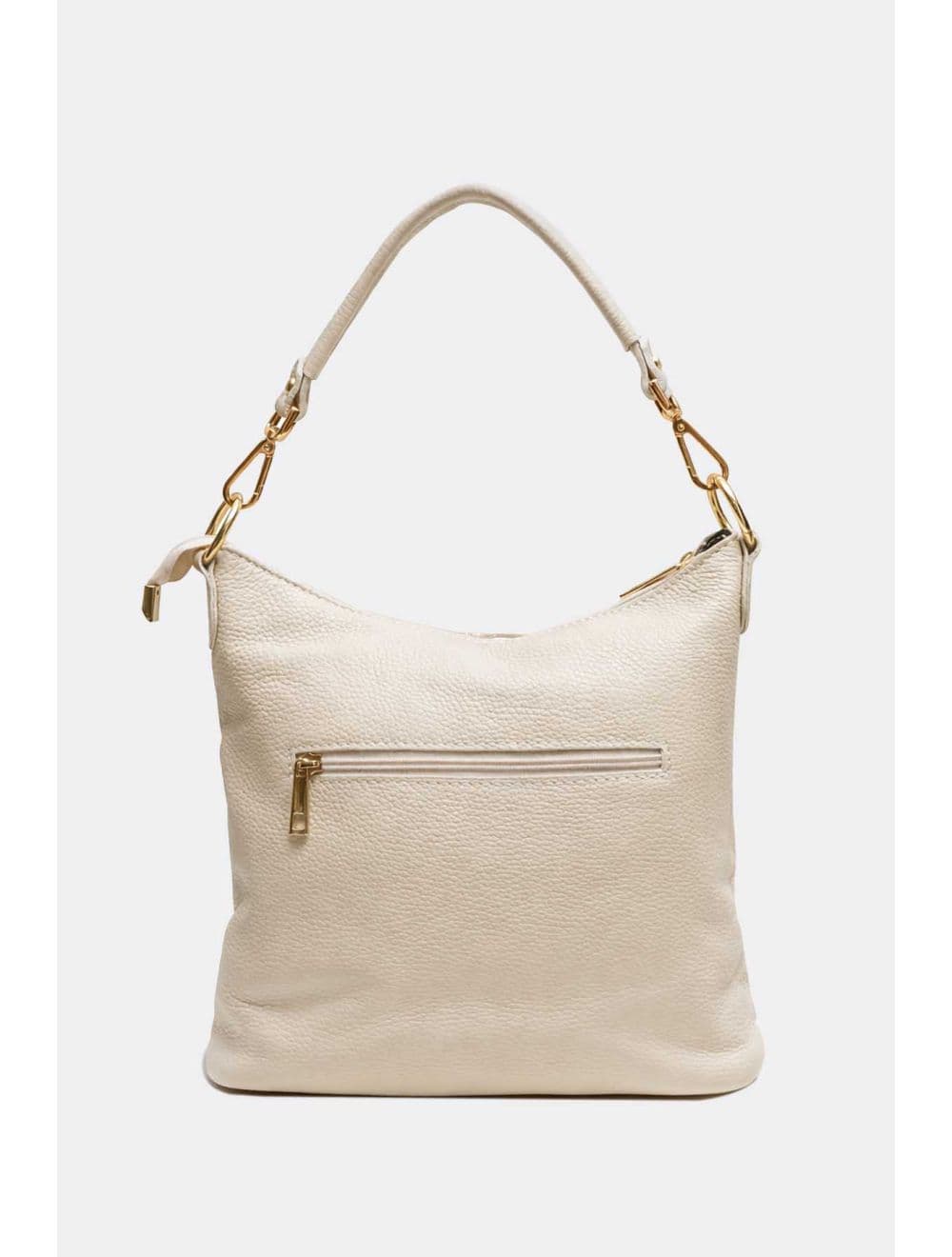 Sac Porté Épaule En Cuir Vachette Grainé 4197 NÉOLA-Beige — vue 3