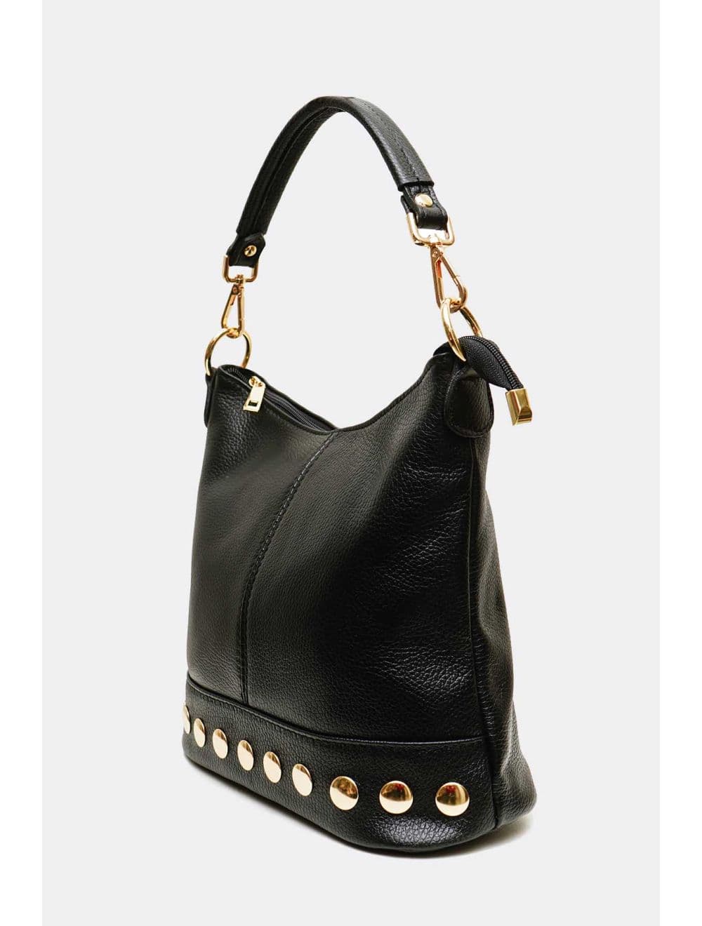 Sac Porté Épaule En Cuir Vachette Grainé 4197 NÉOLA-Noir — vue 2