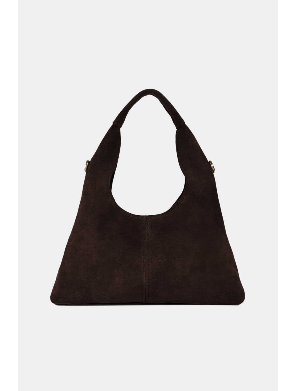 Sac Porté Épaule En Croûte Cuir Vachette 4215 MALORIE SUÈDE-Chocolat