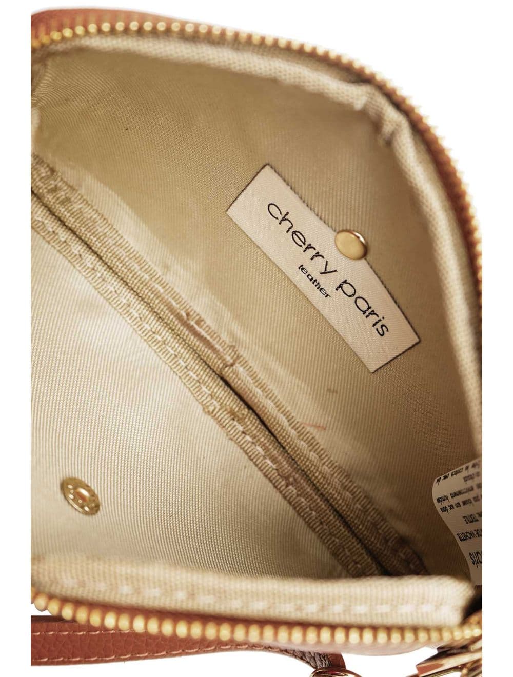 Sac Pochette Extra Plate En Cuir Vachette Grainée 4207 MÉLIA-Cognac — vue 4