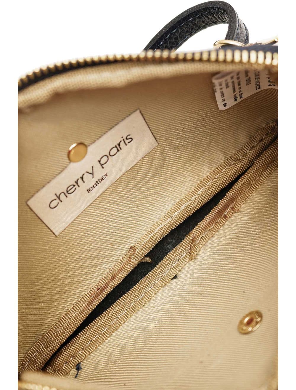 Sac Pochette Extra Plate En Cuir Vachette Grainée 4207 MÉLIA-Marine — vue 4