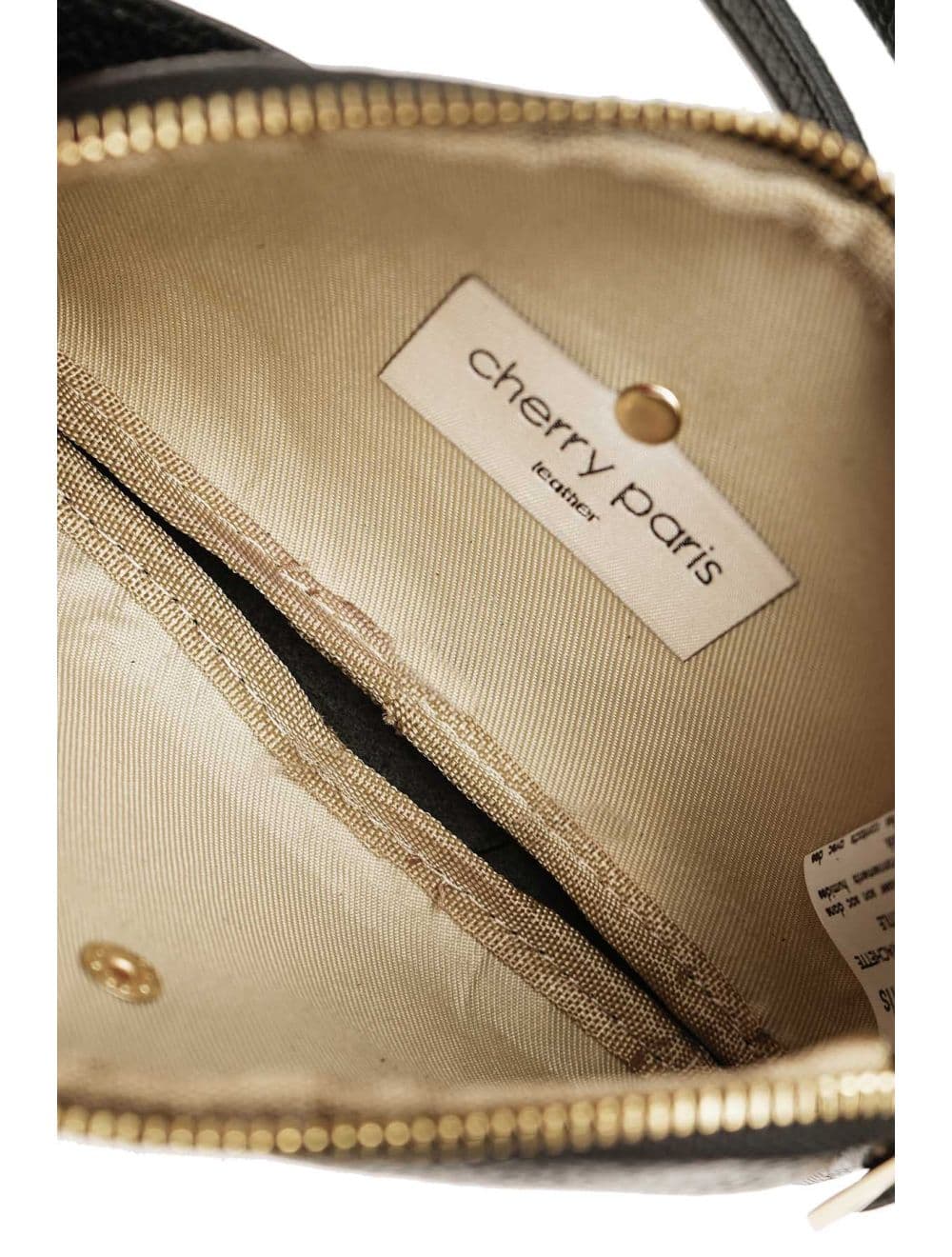 Sac Pochette Extra Plate En Cuir Vachette Grainée 4207 MÉLIA-Noir — vue 4
