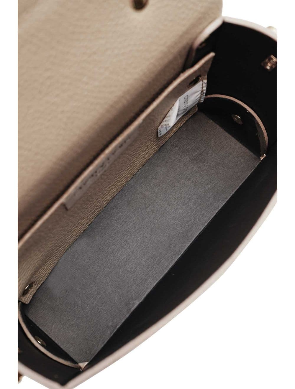 Sac Porté Main Forme Cartable En Cuir Vachette Grainée 4206 BILLIE-Taupe — vue 4