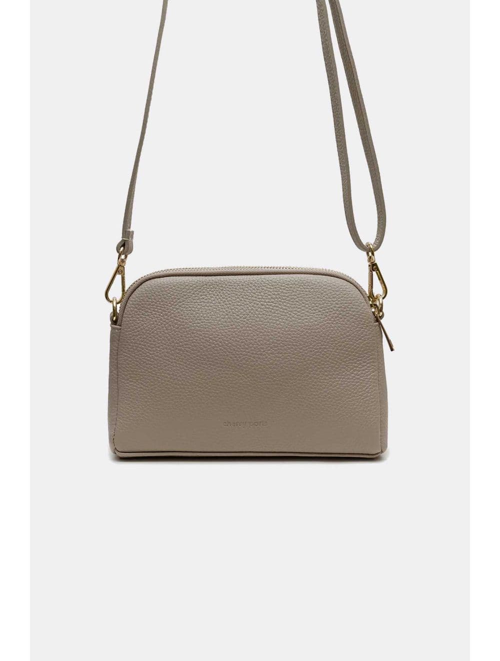 Sac Porté Travers En Cuir Vachette Grainé 4205 LIANA-Granite — vue 3