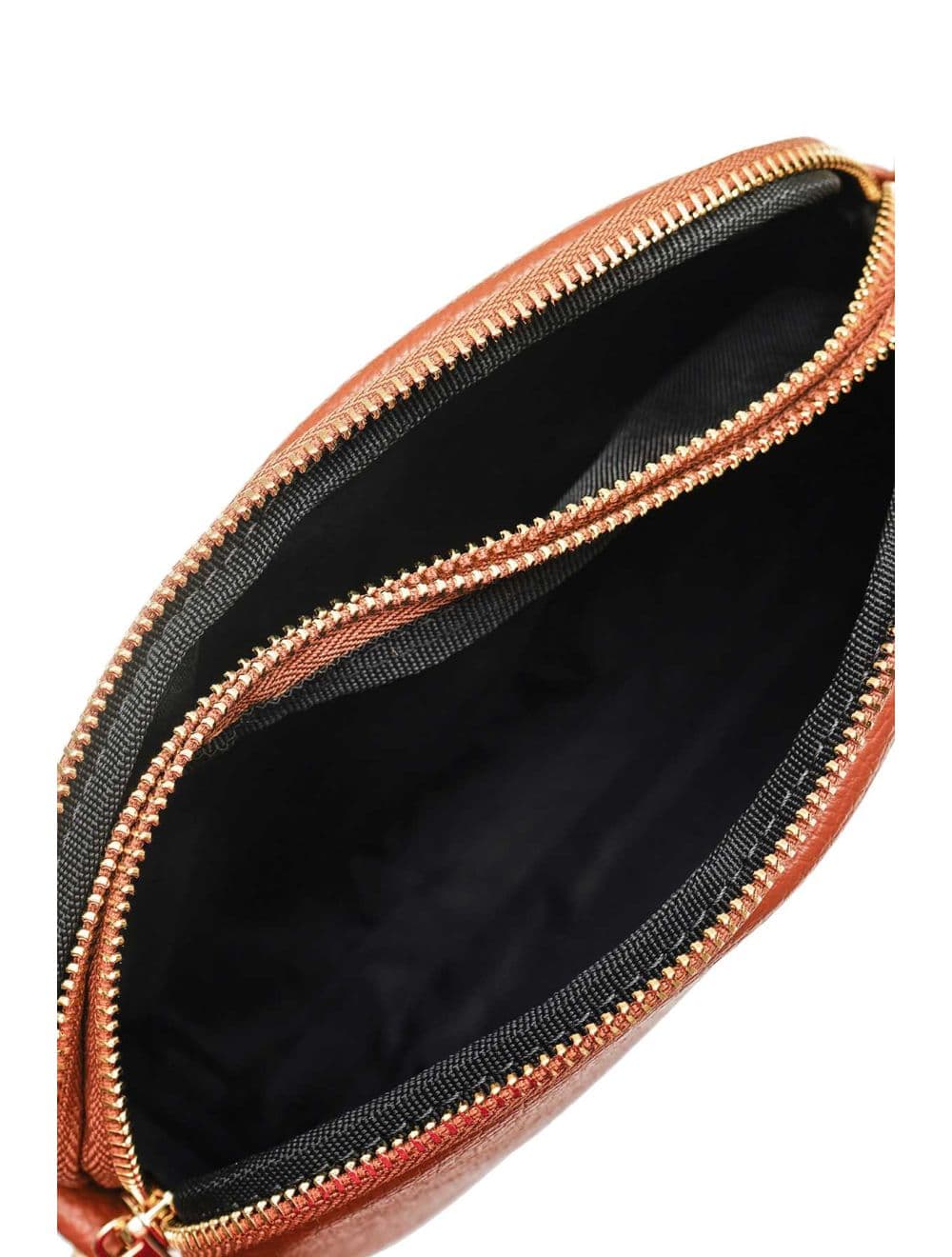 Sac Porté Travers En Cuir Vachette Grainé 4205 LIANA-Cognac — vue 4