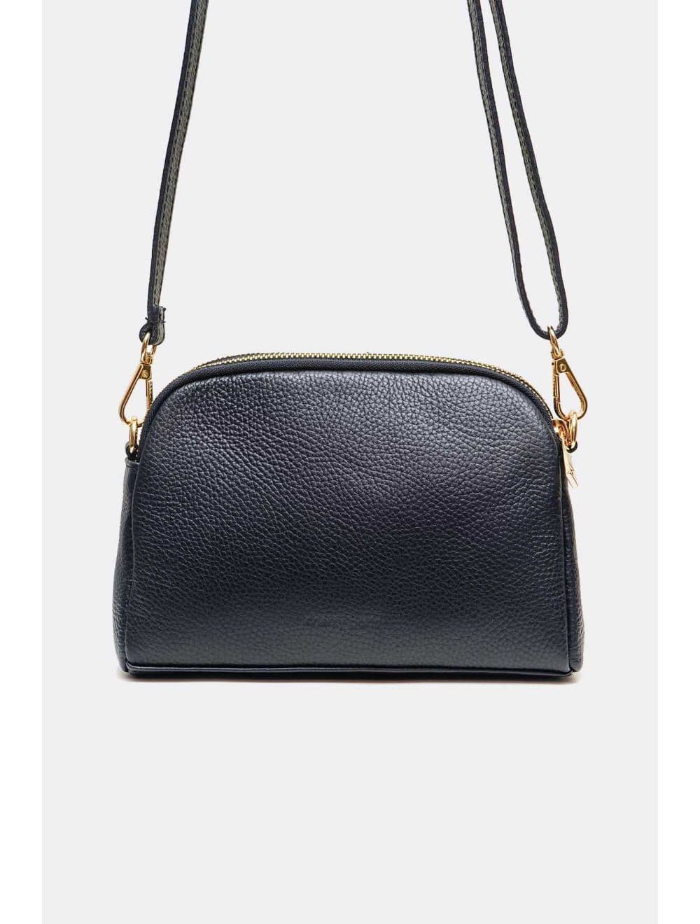 Sac Porté Travers En Cuir Vachette Grainé 4205 LIANA-Marine — vue 3