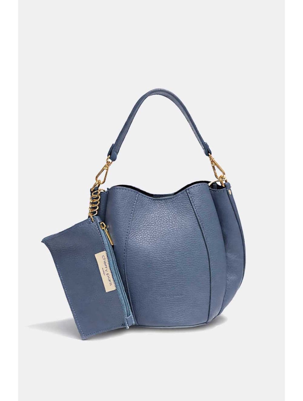 Sac Porté Épaule En Cuir Vachette Grainé 4204 ODÉLIA-JEAN — vue 3