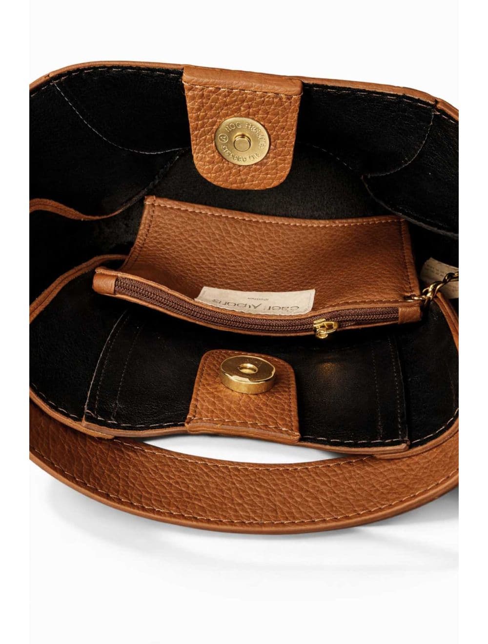 Sac Porté Épaule En Cuir Vachette Grainé 4204 ODÉLIA-COGNAC — vue 4