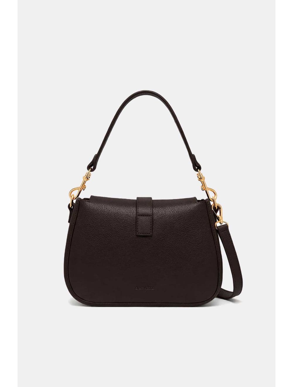 Sac Porté Épaule En Cuir Vachette Grainé 4203 CERISE-CHOCOLAT — vue 3