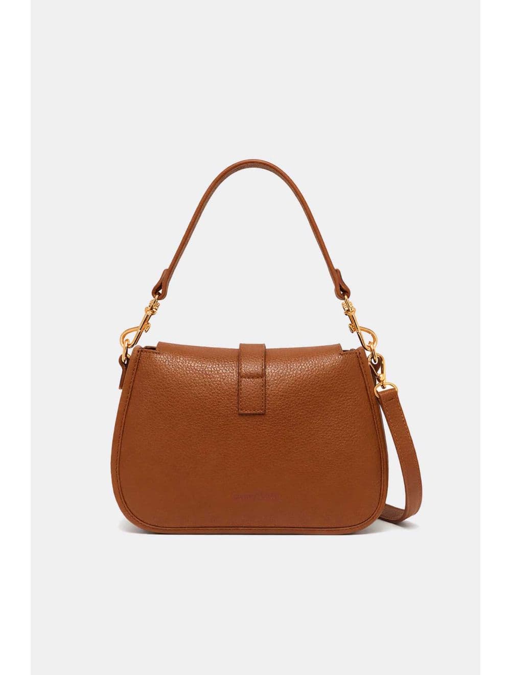 Sac Porté Épaule En Cuir Vachette Grainé 4203 CERISE-COGNAC — vue 3