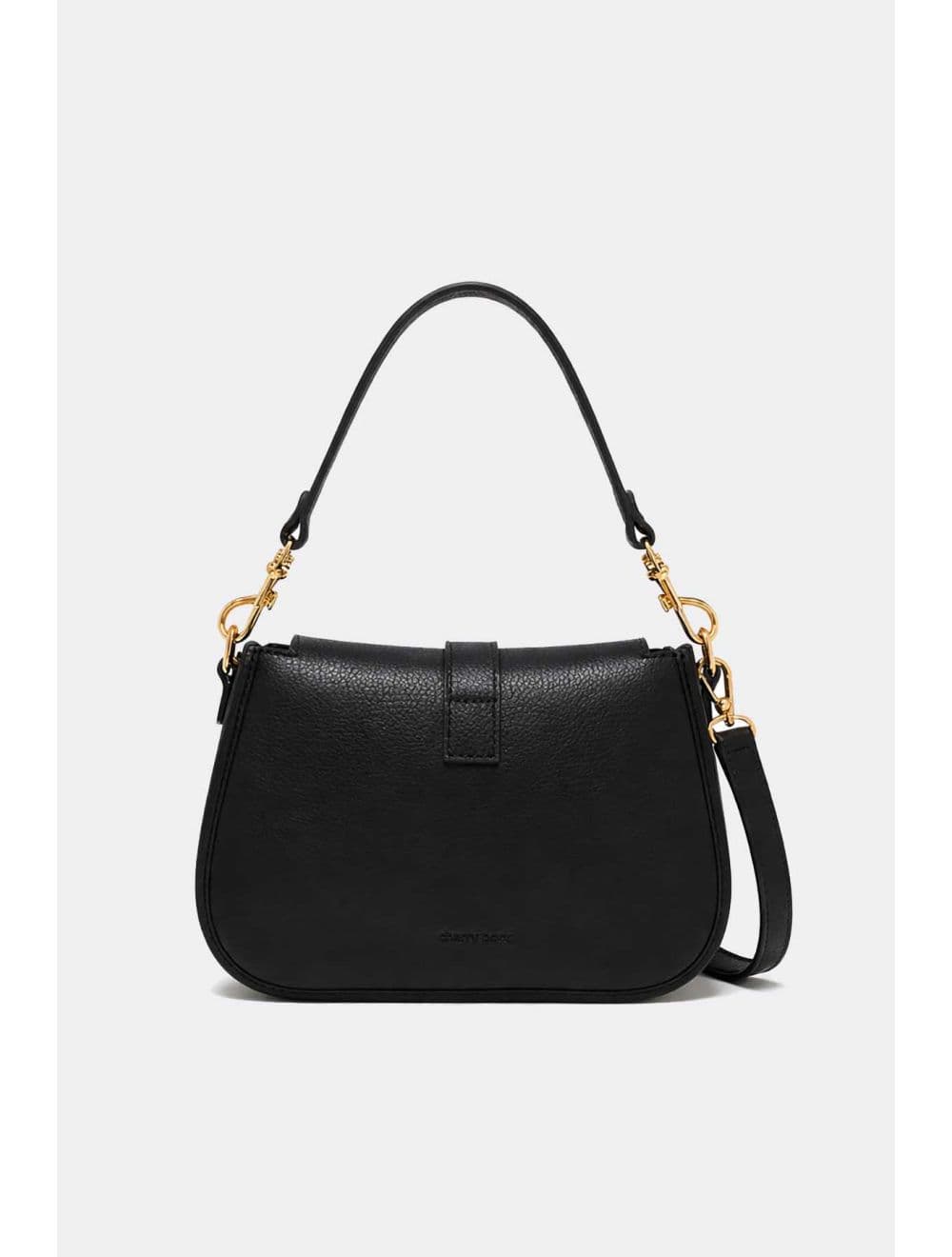 Sac Porté Épaule En Cuir Vachette Grainé 4203 CERISE-NOIR — vue 3