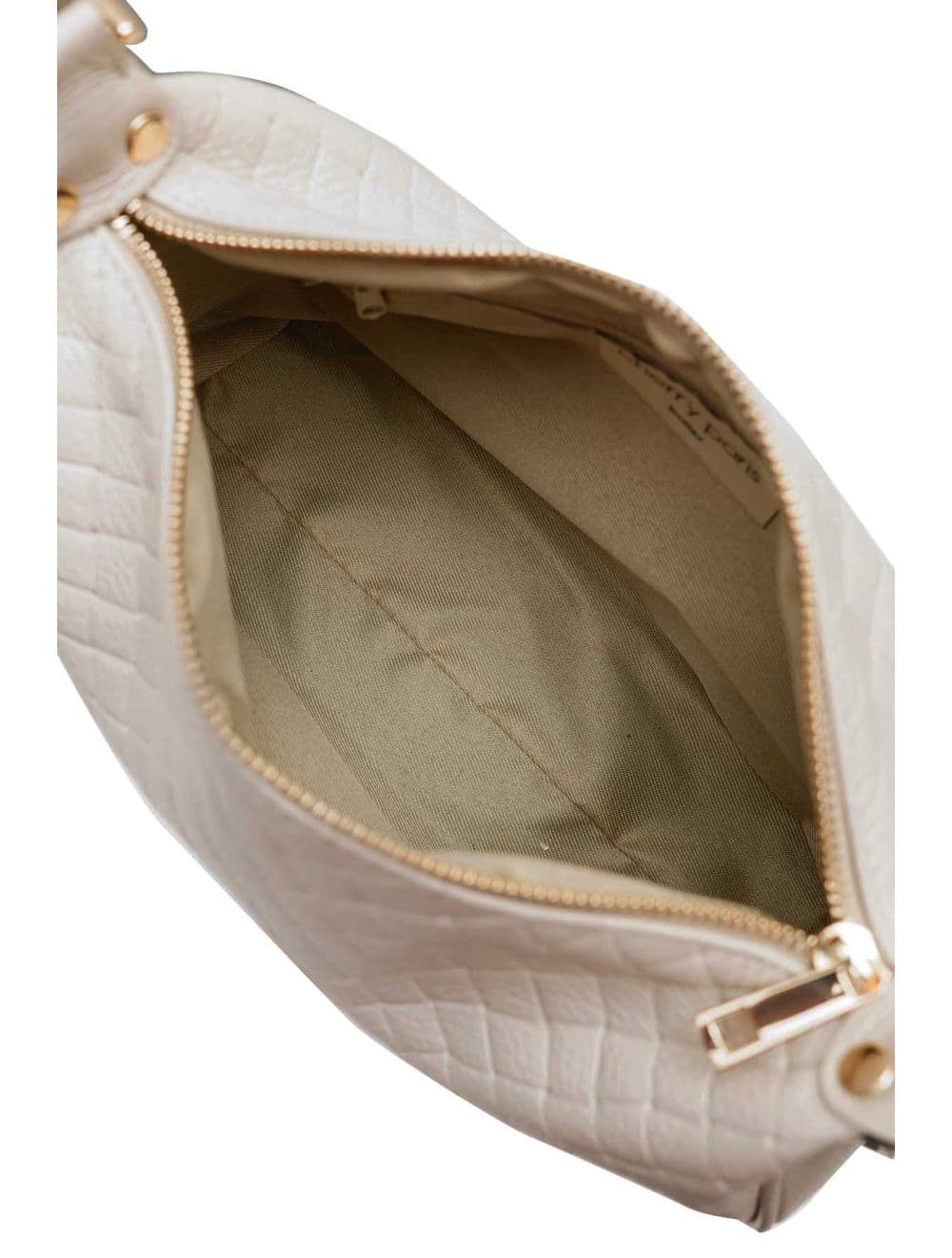 Sac Porté Main En Cuir Vachette Grainé Effet Tressé 4159B AMICIE TRESSÉ-Beige — vue 4