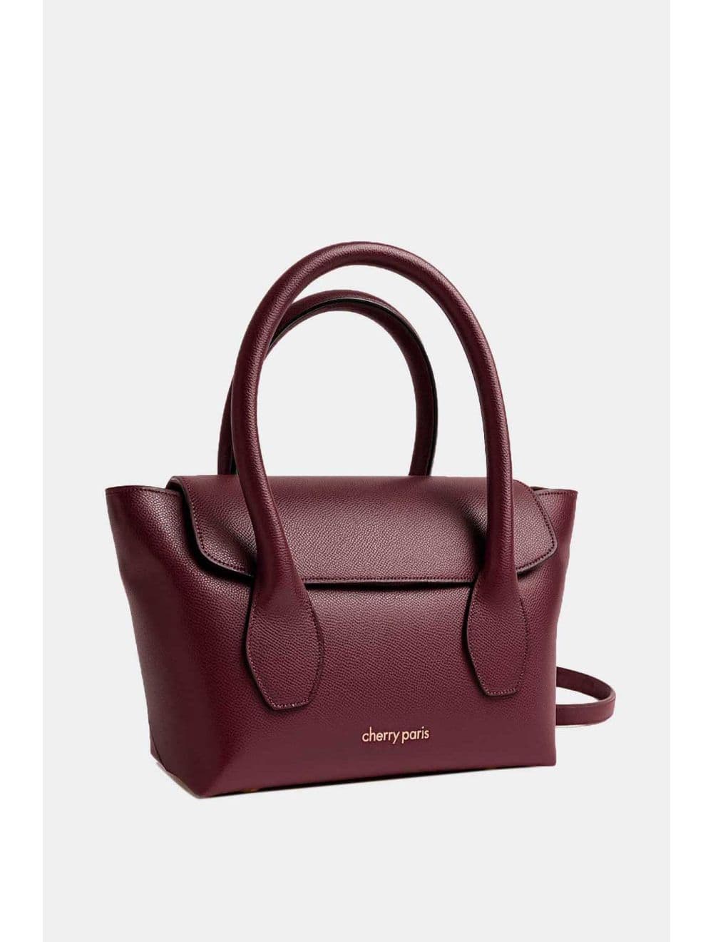 Sac Porté Main En Croûte Cuir Vachette Suède SAMANTHA  PALMELLATO 4194-Bordeaux — vue 2