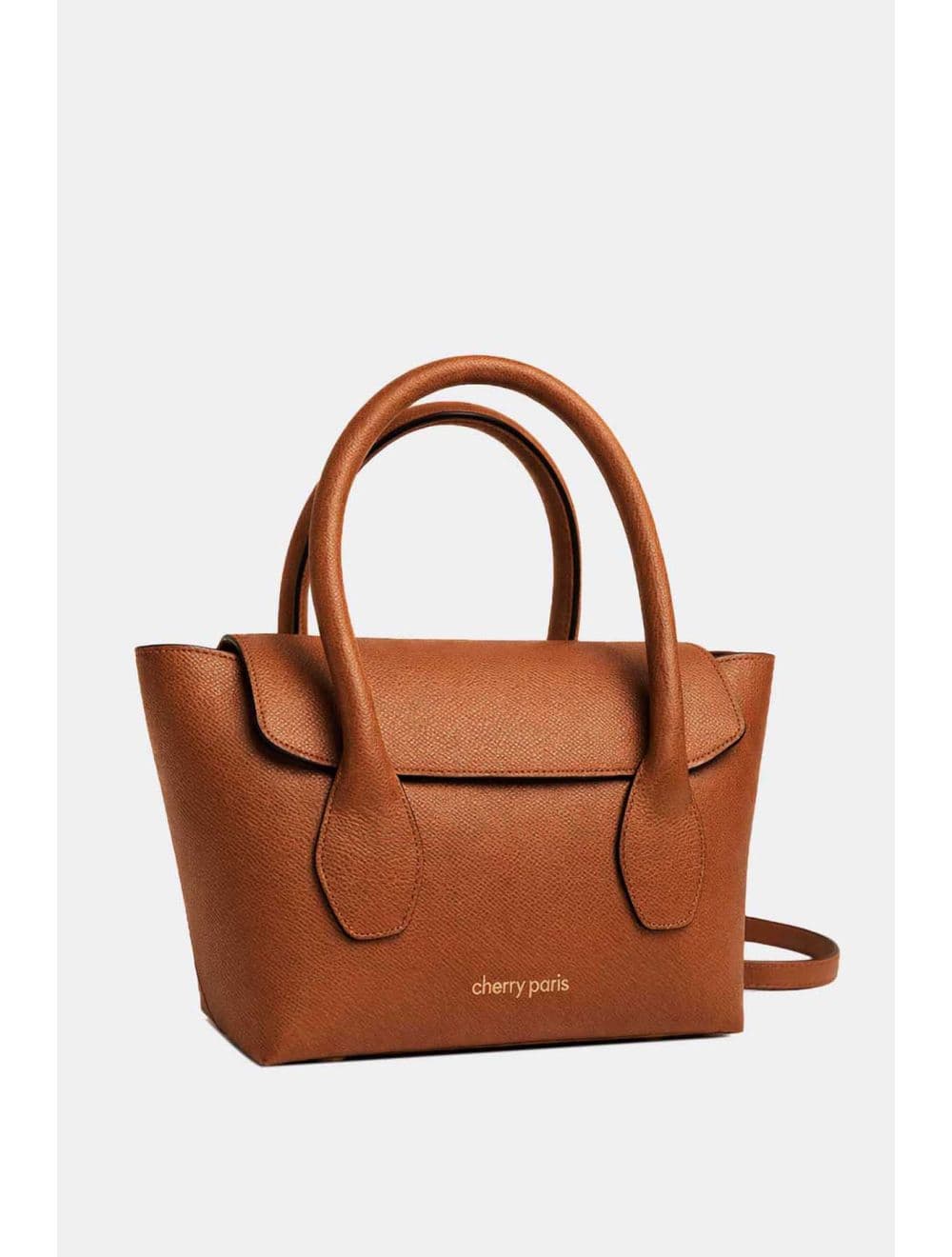 Sac Porté Main En Croûte Cuir Vachette Suède SAMANTHA  PALMELLATO 4194-Camel — vue 2