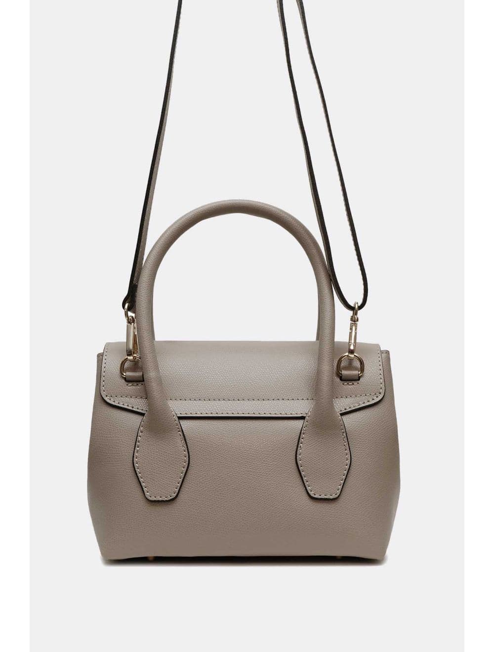 Sac Porté Main En Croûte Cuir Vachette Suède SAMANTHA  PALMELLATO 4194-Taupe — vue 2