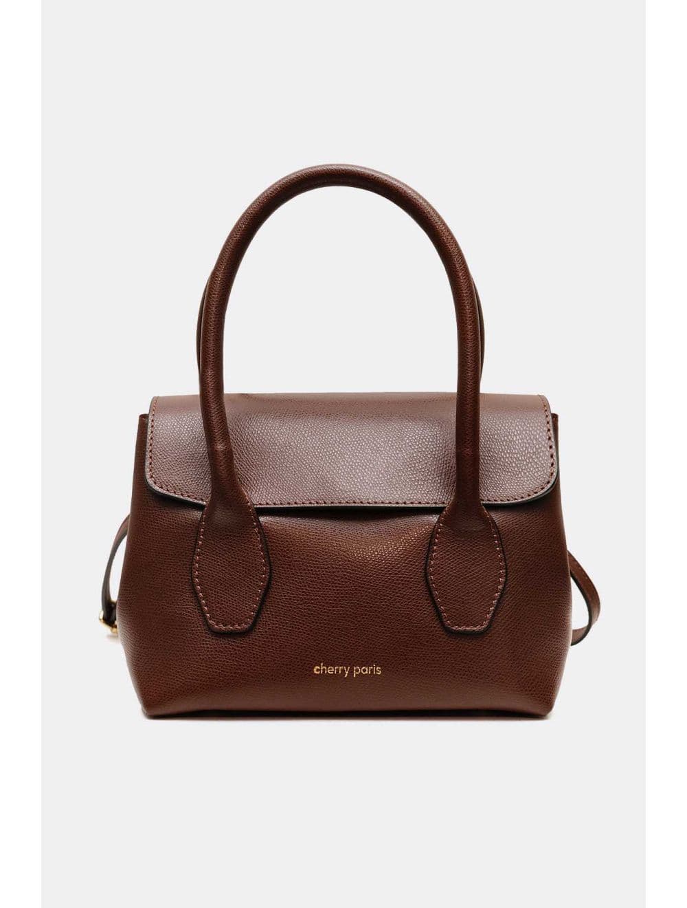 Sac Porté Main En Croûte Cuir Vachette Suède SAMANTHA  PALMELLATO 4194-Marron