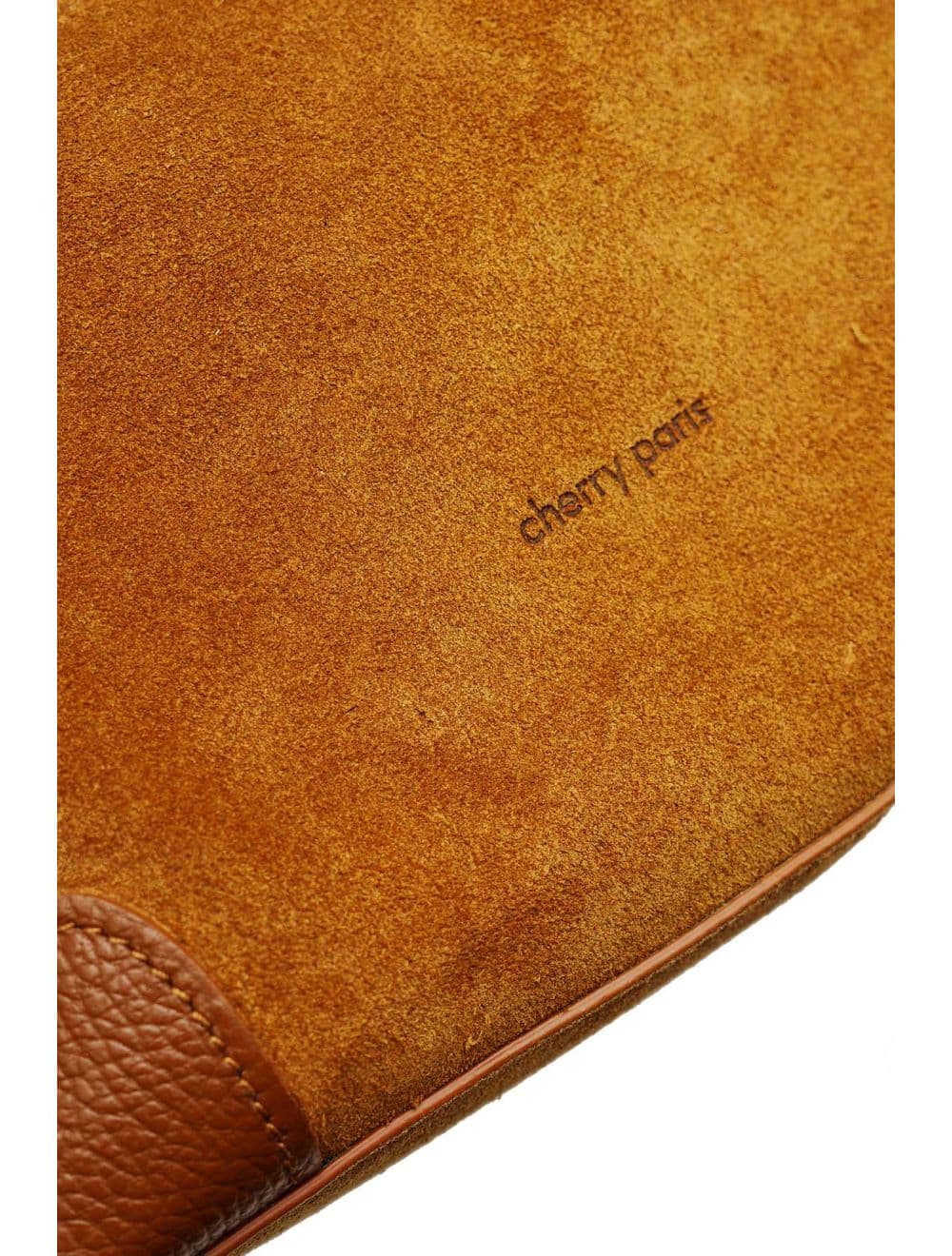 Sac Porté Main En Crôute De Cuir De Vachette Suède et Grainée 4189 ANIXE SUEDE-Camel — vue 5