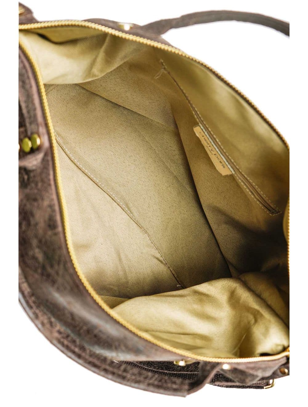 Sac à Main Cabas En Croûte De Cuir De Vachette 4191 ONDINE-Chocolat