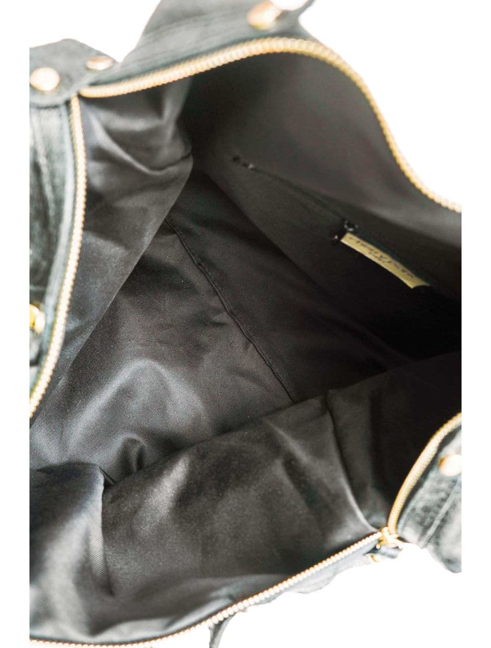 Sac à Main Cabas En Croûte De Cuir De Vachette 4191 ONDINE-Noir — vue 4