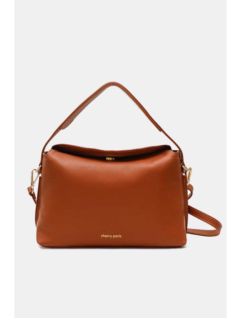 Sac à Main En Cuir De Vachette 4184 HÉLÈNE-Camel — vue 2